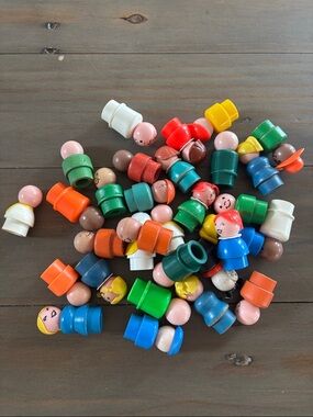 Lot of vintage Fisher-Price little people